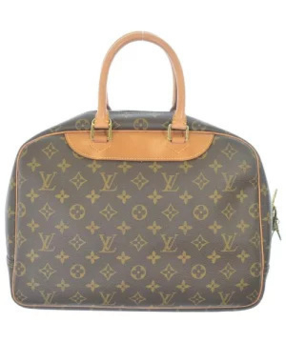 Louis Vuitton Handbag Beige All pattern over Brown Tan Brown